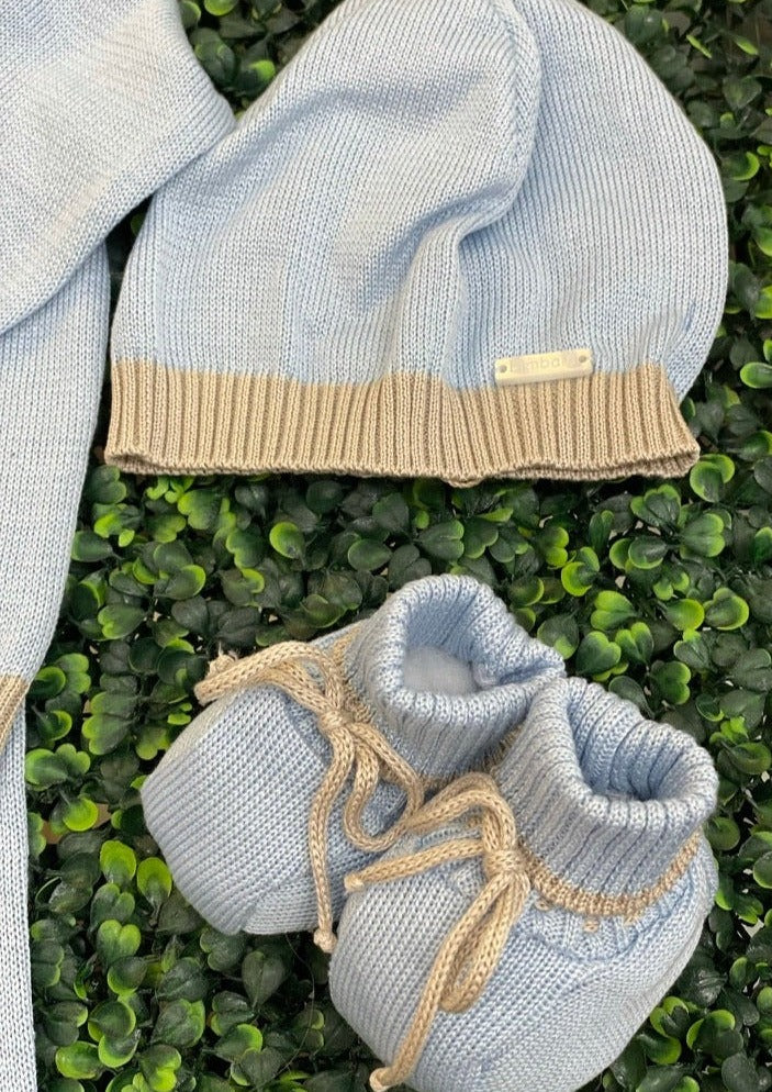 Bimbalo Boys' Italian Cotton Knit 3 Pc Outfit 5549 - Image 3