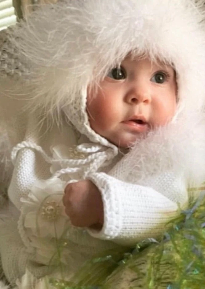 Knit and Marabou Feather Sweater Set - Image 4